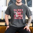 All Booked For Valentines Book Coffee Teacher Women Men's Comfort Colors T-Shirt Pepper