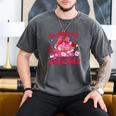 All Booked For Valentines Coquette Bow Book Valentine Day Men's Comfort Colors T-Shirt Pepper