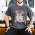 All Booked For Valentines Stacked Books Men's Comfort Colors T-Shirt Pepper All Booked For Valentines Stacked Books Men's Comfort Colors T-Shirt Pepper