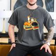 Bookish Cat Lover Cute Reading Squad Books & Kittens Love Men's Comfort Colors T-Shirt Pepper