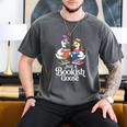 Bookish Goose Cute Geese With Hats Reading Books Men's Comfort Colors T-Shirt Pepper Bookish Goose Cute Geese With Hats Reading Books Men's Comfort Colors T-Shirt Pepper