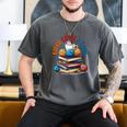 “Books Coffee & Yarn Enthusiast Cozy Reader Men's Comfort Colors T-Shirt Pepper “Books Coffee & Yarn Enthusiast Cozy Reader Men's Comfort Colors T-Shirt Pepper