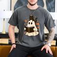 Books Ghost Reading Book Halloween Library Cat Fall Men's Comfort Colors T-Shirt Pepper Books Ghost Reading Book Halloween Library Cat Fall Men's Comfort Colors T-Shirt Pepper