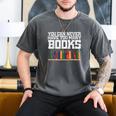Never Too Many Books Read Book Reading Librarian Men Women Men's Comfort Colors T-Shirt Pepper