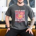 I Like My Books Spicy And My Coffee Icy Librarian Men's Comfort Colors T-Shirt Pepper I Like My Books Spicy And My Coffee Icy Librarian Men's Comfort Colors T-Shirt Pepper