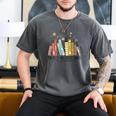 Books Wildflowers There Is No Such Thing As Too Many Books Men's Comfort Colors T-Shirt Pepper