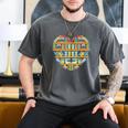 Bookshelf Heart Men's Comfort Colors T-Shirt Pepper