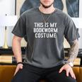 This Is My Bookworm Costume Halloween Easy Book Reading Men's Comfort Colors T-Shirt Pepper