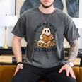 Bury Me With My Books Ghost Tee Men's Comfort Colors T-Shirt Pepper