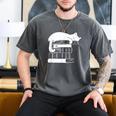 Cat Book Books And Cats Cat Lover Cat Mom Book Lovers Men's Comfort Colors T-Shirt Pepper