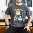 Cat Reading Books Bookworm Read One More Chapter Men's Comfort Colors T-Shirt Pepper Cat Reading Books Bookworm Read One More Chapter Men's Comfort Colors T-Shirt Pepper