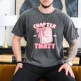 Chapter Thirty Est 1995 Cute 30th Birthday Book Bow Coquette Men's Comfort Colors T-Shirt Pepper
