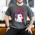 Childless Cat Ladies Vote Kamala Harris Cute Comic Book Cat Men's Comfort Colors T-Shirt Pepper