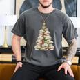 Christmas Book Tree Teacher Book Lover Xmas Librarian Men's Comfort Colors T-Shirt Pepper Christmas Book Tree Teacher Book Lover Xmas Librarian Men's Comfort Colors T-Shirt Pepper