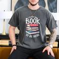 I Closed My Book To Be Here Books Lover Bookworm Men's Comfort Colors T-Shirt Pepper