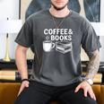 Coffee & Books Men's Comfort Colors T-Shirt Pepper