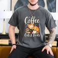 Coffee Cats And Books Lover For Women & Men Coffee Men's Comfort Colors T-Shirt Pepper Coffee Cats And Books Lover For Women & Men Coffee Men's Comfort Colors T-Shirt Pepper
