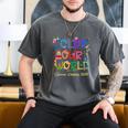 Color Our World Summer Reading 2025 Boho Wildflower Book Men's Comfort Colors T-Shirt Pepper