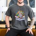Color Our World Summer Reading 2025 Cute Book Wildflowers Men's Comfort Colors T-Shirt Pepper