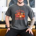 Cozy Readers Book Society Teacher Reading Floral Pumpkin Tee Men's Comfort Colors T-Shirt Pepper Cozy Readers Book Society Teacher Reading Floral Pumpkin Tee Men's Comfort Colors T-Shirt Pepper