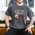 If I Crash Pause My Audiobook Lovers Dark Romance Spicy Book Men's Comfort Colors T-Shirt Pepper