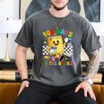 Cute 100 Days In The Books Groovy Boy Girl Teacher Men's Comfort Colors T-Shirt Pepper