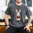Cute Bookworm Bunny Reading For Kids And Teachers Men's Comfort Colors T-Shirt Pepper