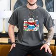 Cute Christmas A Penguin Reading Book Snowflake Hot Teacher Men's Comfort Colors T-Shirt Pepper Cute Christmas A Penguin Reading Book Snowflake Hot Teacher Men's Comfort Colors T-Shirt Pepper