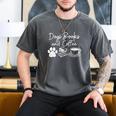 Cute Dogs Books And Coffee Pets Books Lovers Men's Comfort Colors T-Shirt Pepper Cute Dogs Books And Coffee Pets Books Lovers Men's Comfort Colors T-Shirt Pepper