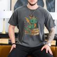 Cute Kawaii Dragon Fantasy Book Lover Book Nerd Men's Comfort Colors T-Shirt Pepper