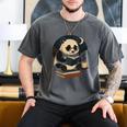 Cute Panda Reading Book Under Moon Bookworm Coffee Lover Men's Comfort Colors T-Shirt Pepper Cute Panda Reading Book Under Moon Bookworm Coffee Lover Men's Comfort Colors T-Shirt Pepper