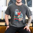 Cute Reading Seal On Books Book Lover Men's Comfort Colors T-Shirt Pepper Cute Reading Seal On Books Book Lover Men's Comfort Colors T-Shirt Pepper