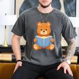 Cute Teddy Bear Reading Book Adorable For Readers Men's Comfort Colors T-Shirt Pepper