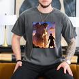 David And Goliath Bible Book Of Samuel Famous Bible Story Men's Comfort Colors T-Shirt Pepper