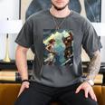 David And Goliath Bible Book Of Samuel King David Comic Men's Comfort Colors T-Shirt Pepper