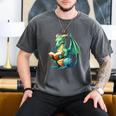 Dragon With Book Men's Comfort Colors T-Shirt Pepper