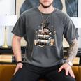 Dragon Hoard Of Books Reading Lover Cute Art Men's Comfort Colors T-Shirt Pepper