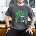 Dragon Reading Books Bookworm Men's Comfort Colors T-Shirt Pepper