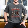 Dragon In A World Full Of Bookworms Be A Book Dragon Men's Comfort Colors T-Shirt Pepper