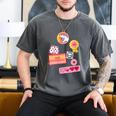 Dungeon Crawler Carl Colorful Sticker Collage LitRPG Book Men's Comfort Colors T-Shirt Pepper Dungeon Crawler Carl Colorful Sticker Collage LitRPG Book Men's Comfort Colors T-Shirt Pepper