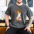 Easily Distracted By Beagles And Books Beagle Dog Men's Comfort Colors T-Shirt Pepper