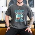 Easily Distracted By Books And Dragons Nerds Men's Comfort Colors T-Shirt Pepper Easily Distracted By Books And Dragons Nerds Men's Comfort Colors T-Shirt Pepper