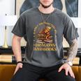 Easily Distracted By Dragons And Books Fantasy Book Lover Men's Comfort Colors T-Shirt Pepper Easily Distracted By Dragons And Books Fantasy Book Lover Men's Comfort Colors T-Shirt Pepper