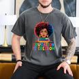 Education Is Freedom History Girl Women Book Lover Men's Comfort Colors T-Shirt Pepper