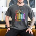 Equality Books Peace Love Compassion LGBT Gay Lesbian Pride Men's Comfort Colors T-Shirt Pepper