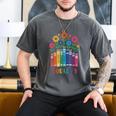 Equality Love Peace Compassion Books Protest Women Girls Kid Men's Comfort Colors T-Shirt Pepper