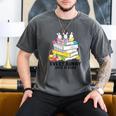 Every Bunny Loves To Read Easter Cute Reading Books Lover Men's Comfort Colors T-Shirt Pepper