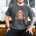 Fall Colors s I Love Fall s Books & Pumpkins Men's Comfort Colors T-Shirt Pepper