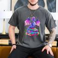 Fantasy Dragon Reading Books Bookworm Men's Comfort Colors T-Shirt Pepper Fantasy Dragon Reading Books Bookworm Men's Comfort Colors T-Shirt Pepper