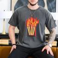 Flames And Lighter Costume For Matchbook Lovers Men's Comfort Colors T-Shirt Pepper